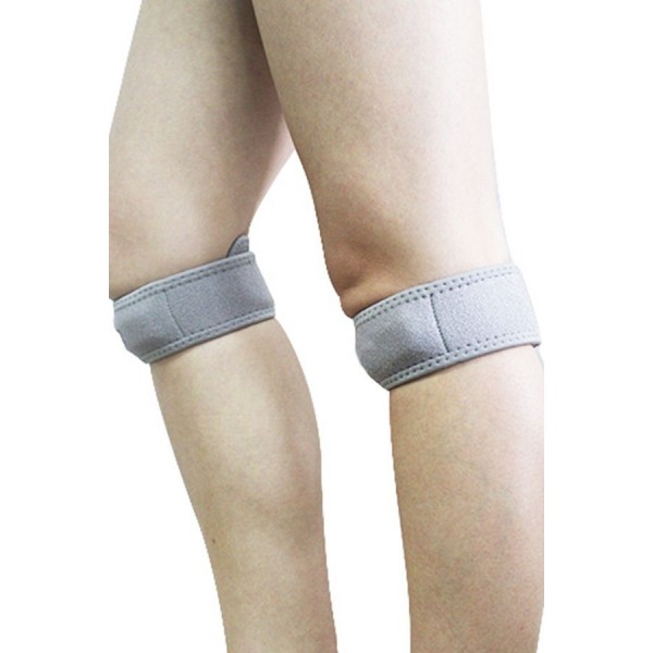 Gray Adjustable Patella Knee Strap 