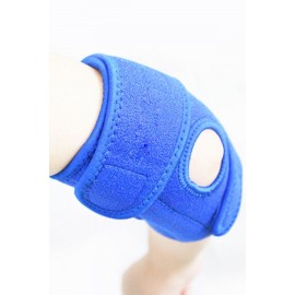 Blue Adjustable Elbow Wrap Support