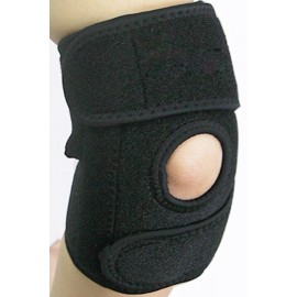Black Adjustable Elbow Wrap Support