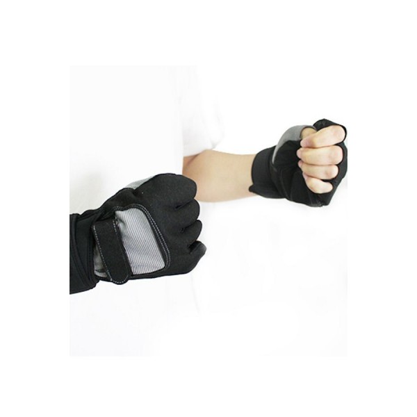 Black Non-slip Breathable Half Finger Cycling Gloves 