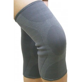 Gray Breathable Compression Knee Support Sleeve