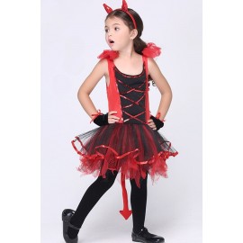 Red Catwoman Kids Fancy Dress Cosplay Costume