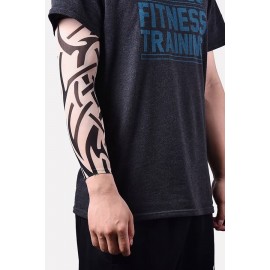 Men Dark-gray Printed Casual Temporary Tattoos